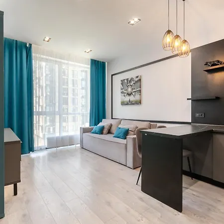 شقة Petrovdom 05-104a In Rc Yaroslaviv Grad, Bulvarno-kudriavska 17b كييف